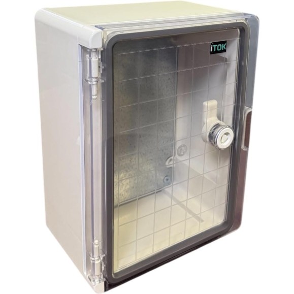 Корпус пластиковый iTOK ЩМПп 280x210x130 IP65 навесной прозрачная дверь УХЛ1 серии iBOX i-BOX-P-SCHMP-280-210-130-IP65-CLEAN Корпус пластиковый iTOK ЩМПп 280x210x130 IP65 навесной прозрачная дверь УХЛ1 серии iBOX i-BOX-P-SCHMP-280-210-130-IP65-CLEAN