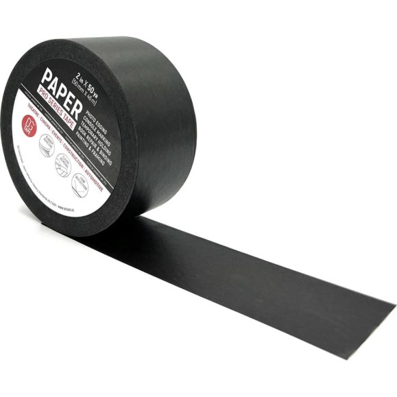 Клейкая лента бумажная DGTAPE Masking Tape Professional черная 50мм х 46м MTP5046B