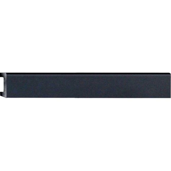Плинтус напольный DECOMASTER D234-118ДМ (58х16х2400 мм) черный матовый D234-118 ДМ