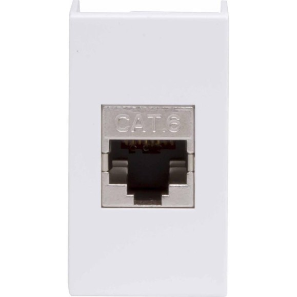 Компьютерная розетка DKC RJ45, кат.6, экранированная, 8P8C, Viva, белая, 1 модуль, 1 шт. 45068 Компьютерная розетка DKC RJ45, кат.6, экранированная, 8P8C, Viva, белая, 1 модуль, 1 шт. 45068