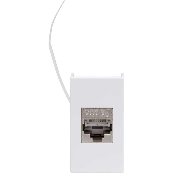 Компьютерная розетка DKC RJ45, кат.6A, 8P8C, Viva, белая, 1 модуль, 1 шт. 45078 Компьютерная розетка DKC RJ45, кат.6A, 8P8C, Viva, белая, 1 модуль, 1 шт. 45078