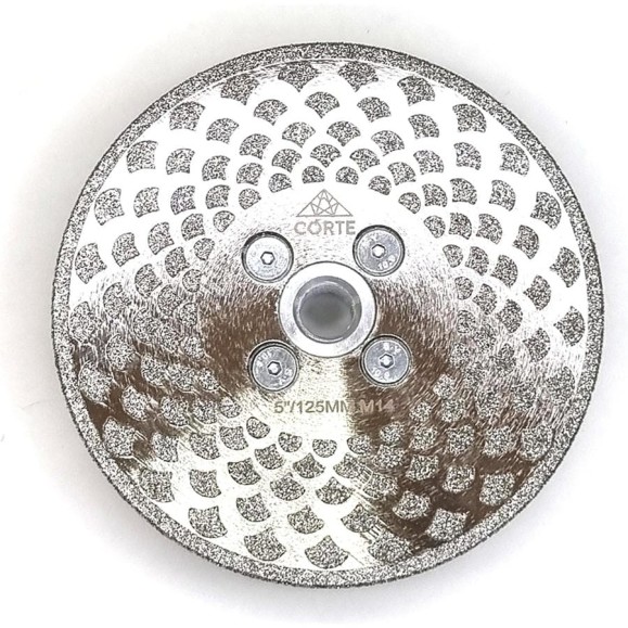 Диск алмазный для УШМ CORTE шлифовально отрезной M14 125 мм ELECTROPLATED SCALES ESFD125
