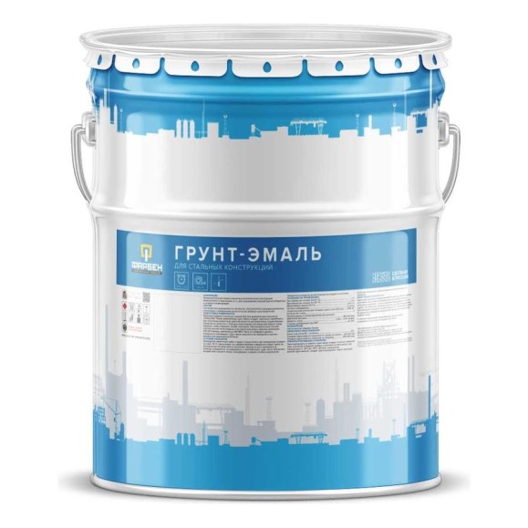 Грунт-эмаль ФАРБЕН для стальных конструкций RAL 7016 25 кг 4300015614 Грунт-эмаль ФАРБЕН для стальных конструкций RAL 7016 25 кг 4300015614