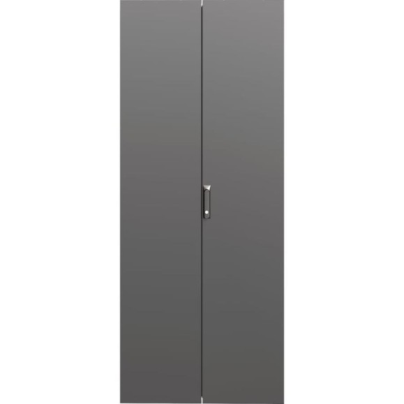Дверь сплошная DKC двухстворчатая, для IT, CQE 2000x600 RAL9005, 1 шт. RBITCPED2060