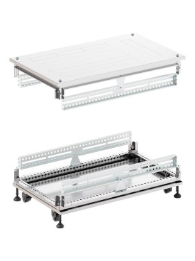 Крыша основание преперфорированные DKC IT CQE 600x600, RAL7035 RGIT606F