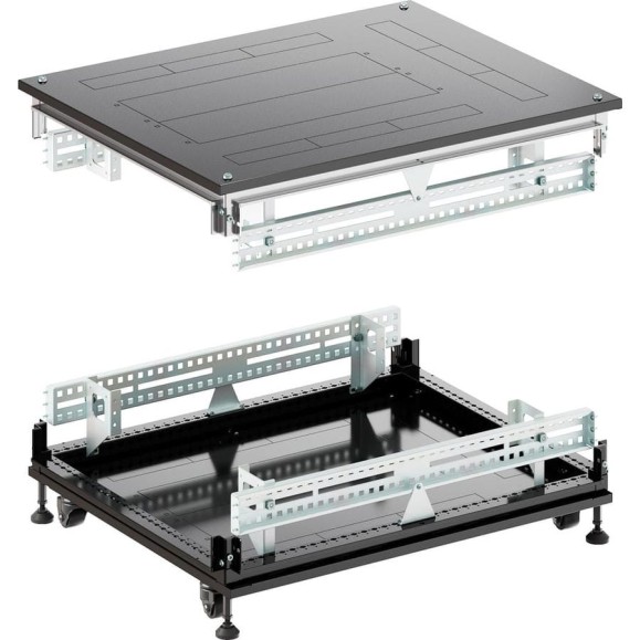 Крыша основание преперфорированные DKC IT CQE 800x600, RAL9005 RBIT806F