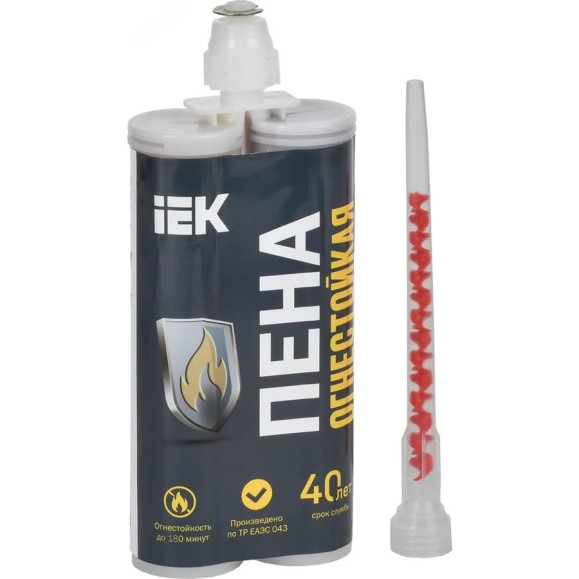 Пена огнестойкая IEK ИНЗАПЕН-П 380 мл картридж CPO12-3-380