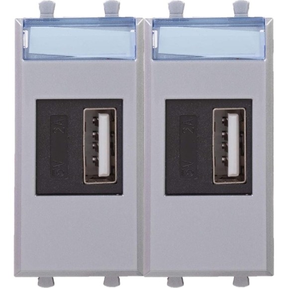 USB зарядное устройство DKC модульное, Avanti, Закаленная сталь, 2модуля, 2.1 А 1 ШТ 4404542 USB зарядное устройство DKC модульное, Avanti, Закаленная сталь, 2модуля, 2.1 А 1 ШТ 4404542
