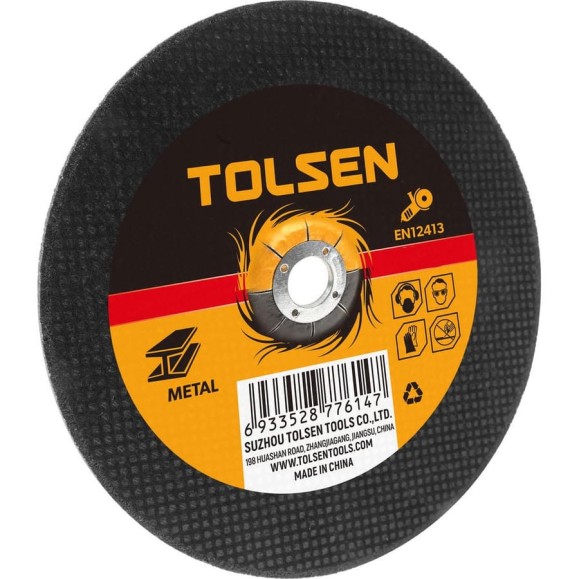 Диск шлифовальный по металлу TOLSEN 125x6.0x22.2 мм, вогнутый 76303 Диск шлифовальный по металлу TOLSEN 125x6.0x22.2 мм, вогнутый 76303