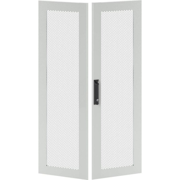 Дверь DKC перфорированная двухстворчатая для IT CQE 2000x600 RAL7035 1 ШТ RGITCPMD2060
