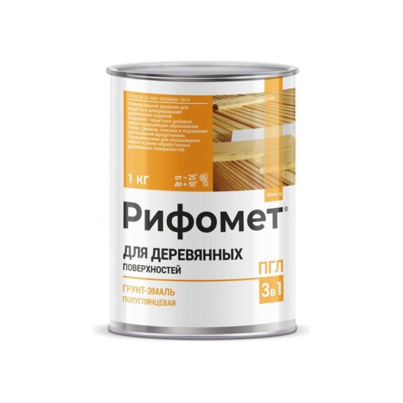 Грунт-эмаль для деревянных поверхностей РИФОМЕТ RAL 5010 1 кг ПГЛ 110355