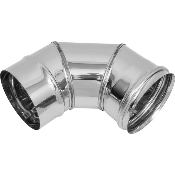 Колено Ferrum 0.8 мм, 90 гр, ф 130 мм f2420 Колено Ferrum 0.8 мм, 90 гр, ф 130 мм f2420