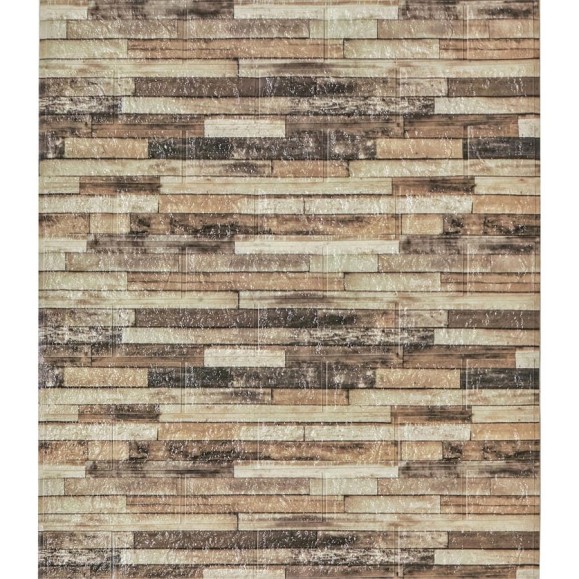 Рулон 3D панель для стен LAKO DECOR, коллекция Дерево, Деревянная кладка 12, 70x600 (6мм) LKD-16-05-AD36-RU Рулон 3D панель для стен LAKO DECOR, коллекция Дерево, Деревянная кладка 12, 70x600 (6мм) LKD-16-05-AD36-RU