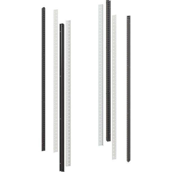 Стойки вертикальные DKC комплект для 24U IT CQE RAL9005 RBITKMN24