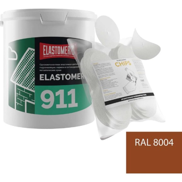 Ремкомплект для гидроизоляции и ремонта кровли Elastomeric Systems 911, 3 кг, терракотовый и Chips 50 шт. 911_8004_3kg_krug_9 Ремкомплект для гидроизоляции и ремонта кровли Elastomeric Systems 911, 3 кг, терракотовый и Chips 50 шт. 911_8004_3kg_krug_9