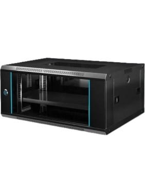 Шкаф телекоммуникационный "КОМПАНИЯ ФОРТОН" 6U, 600*450*350, 0.6mm, Black 6U600450350B