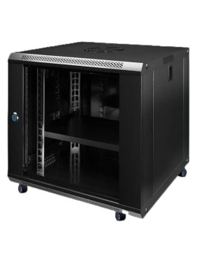 Шкаф телекоммуникационный "КОМПАНИЯ ФОРТОН" 12U, 530*400*600, 0.6mm, Black 12U530400600B