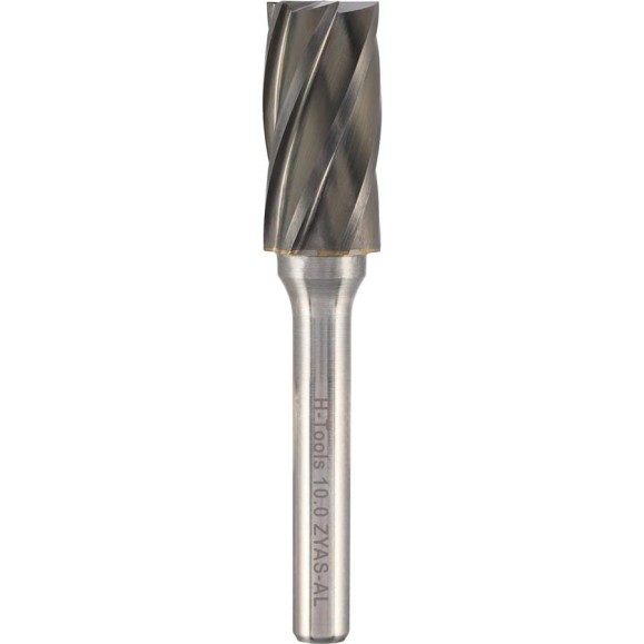 Бор-фреза твердосплавная H-Tools форма B(ZYAS), 10,0x20x60, S=6мм, HM ALU 116017AHT Бор-фреза твердосплавная H-Tools форма B(ZYAS), 10,0x20x60, S=6мм, HM ALU 116017AHT