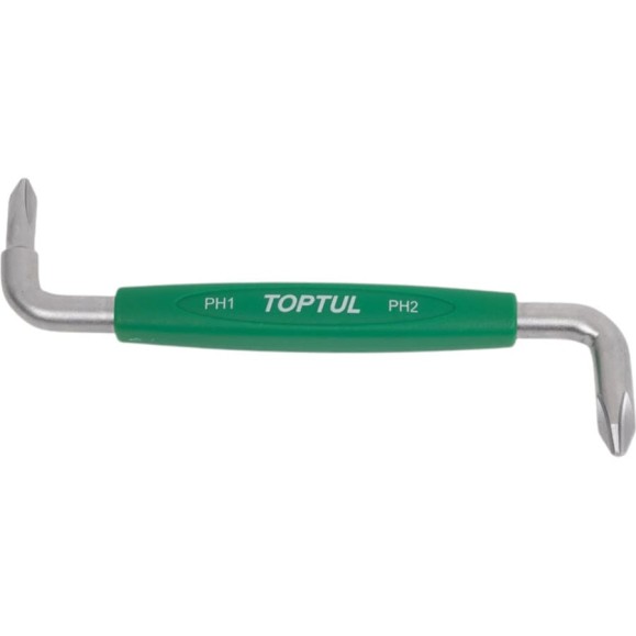 Двухсторонняя отвертка TOPTUL крест PH1xPH2 FBKA0102 Двухсторонняя отвертка TOPTUL крест PH1xPH2 FBKA0102