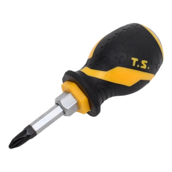 Крестовая отвертка TOLSEN GRIPro Phillips №2, 38 мм, силовая 20140 Крестовая отвертка TOLSEN GRIPro Phillips №2, 38 мм, силовая 20140