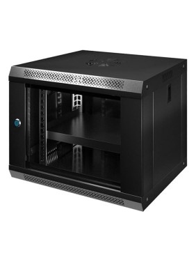 Шкаф телекоммуникационный КОМПАНИЯ ФОРТОН 9U 530x400x450 0.6мм Black 9U530400450B