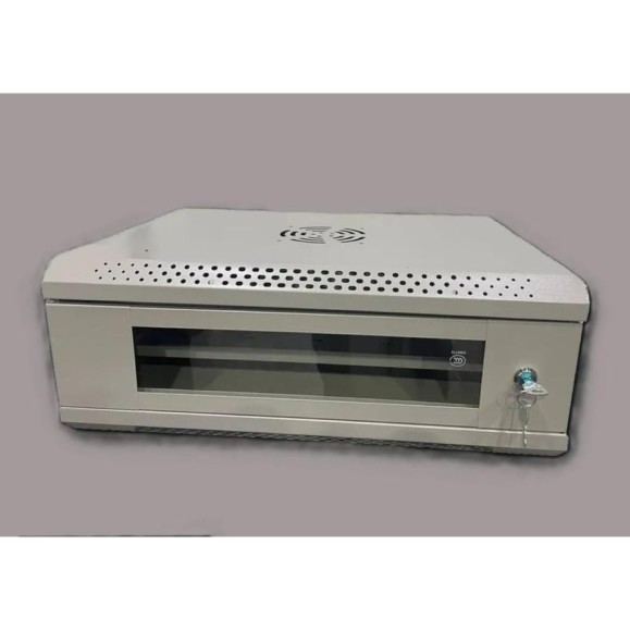 Шкаф телекоммуникационный КОМПАНИЯ ФОРТОН 4U 530x400x200 0.6мм Grey 4U530400200G