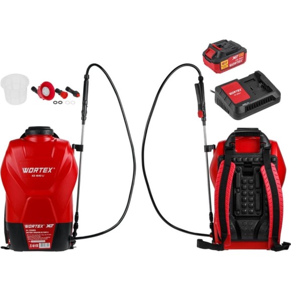Аккумуляторный опрыскиватель WORTEX KS 1640 Li в упаковка ALL1 XLT SET 18В, 16 л, 4 Ач 1335856