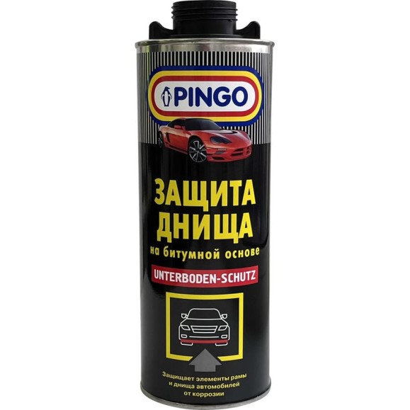 Защита днища на битумной основе Pingo евробаллон 1 литр. 87010-0