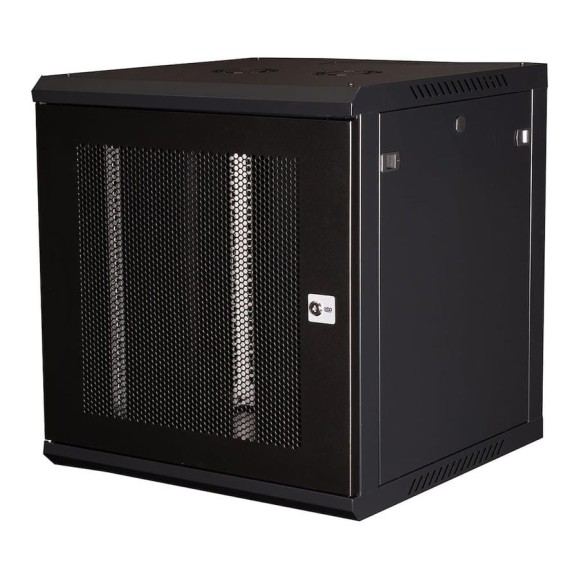 Шкаф 19 телекоммуникационный настенный DATAREX 12U 635x600x450 мм, дверь перфорация, черный DR-653001 Шкаф 19 телекоммуникационный настенный DATAREX 12U 635x600x450 мм, дверь перфорация, черный DR-653001