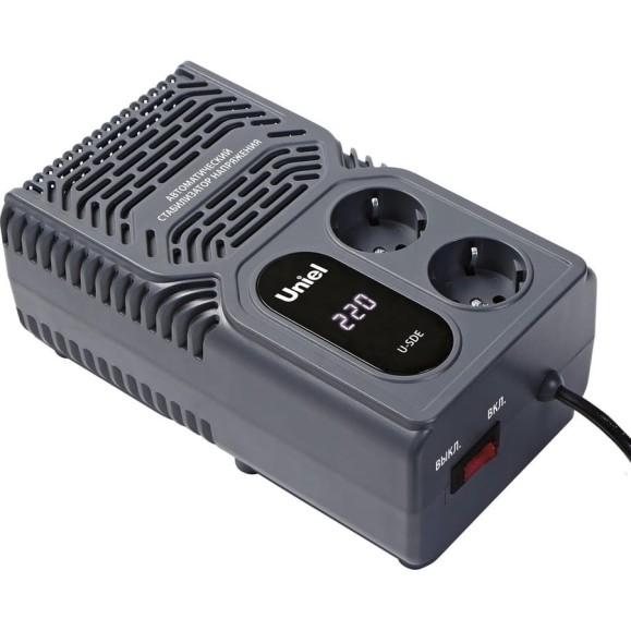 Стабилизатор напряжения настольный Uniel U-SDE 500W UL-00012766