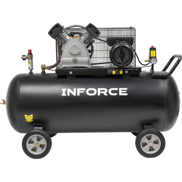 Ременной компрессор (200 л; 10 бар; 412 л/мин) Inforce BCX-200L