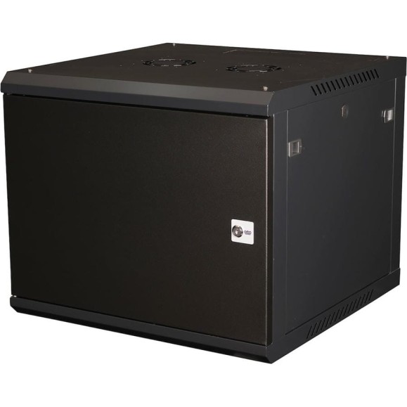 Шкаф 19 телекоммуникационный настенный DATAREX 9U 501x600x450 мм, дверь металл, черный DR-642001 Шкаф 19 телекоммуникационный настенный DATAREX 9U 501x600x450 мм, дверь металл, черный DR-642001