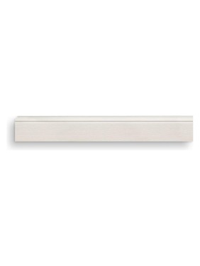 Напольный плинтус Decomaster D005-116ДМ (79х13х2400 мм) белый матовый D005-116 ДМ