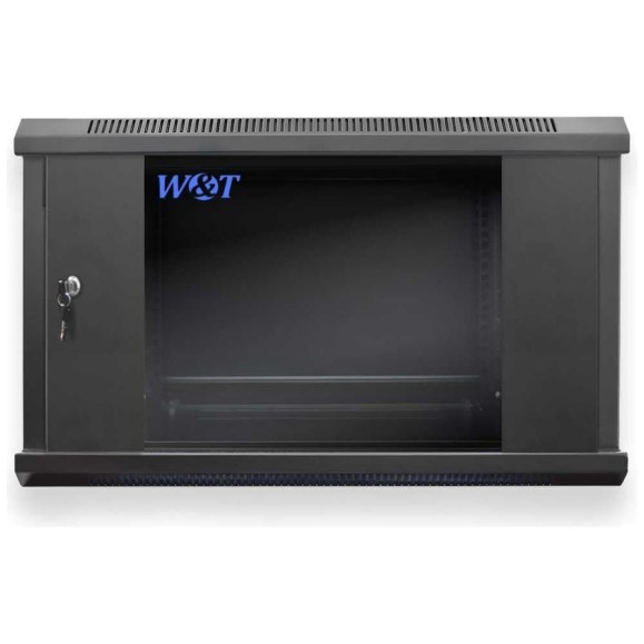 Шкаф 19 настенный W&T 12U 600x600mm черный, дверь стекло, без вентилятора C126060BWS3 Шкаф 19 настенный W&T 12U 600x600mm черный, дверь стекло, без вентилятора C126060BWS3