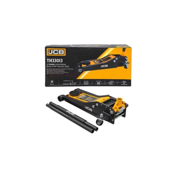 Подкатной гидравлический домкрат JCB 3 т, 75-505 мм JCB-TH33013(56953)