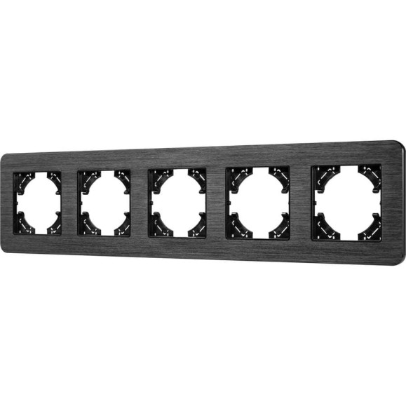 Рамка Arlight FRM-AKIRY-AL-5-BK алюминиевая, 1шт 0 049735