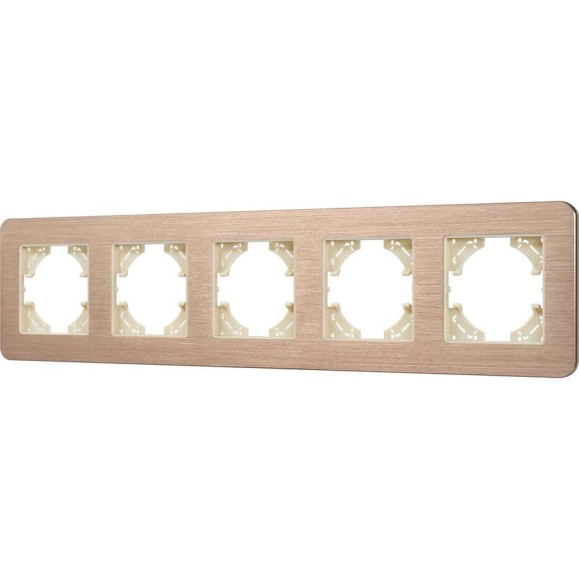 Рамка Arlight FRM-AKIRY-AL-5-GD алюминиевая, 1шт 0 049736