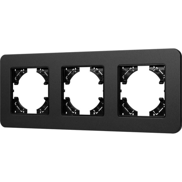 Рамка Arlight FRM-AKIRY-SFAL-3-BK алюминиевая, 1шт 0 049741