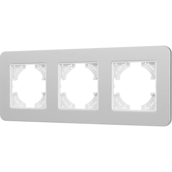 Рамка Arlight FRM-AKIRY-SFAL-3-SR алюминиевая, 1шт 0 049740
