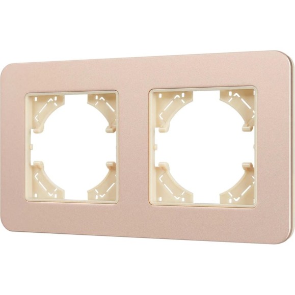 Рамка Arlight FRM-AKIRY-SFAL-2-GD алюминиевая, 1шт 0 049739