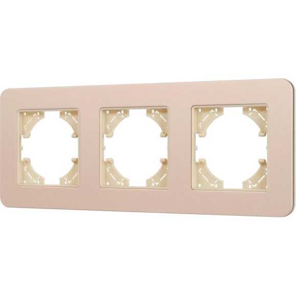 Рамка Arlight FRM-AKIRY-SFAL-3-GD алюминиевая, 1шт 0 049742
