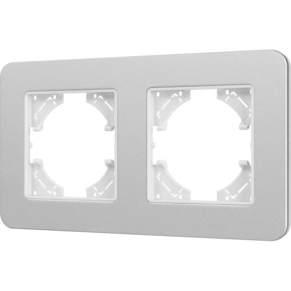 Рамка Arlight FRM-AKIRY-SFAL-2-SR алюминиевая, 1шт 0 049737