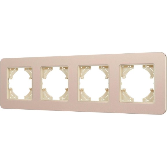 Рамка Arlight FRM-AKIRY-SFAL-4-GD алюминиевая, 1шт 0 049745
