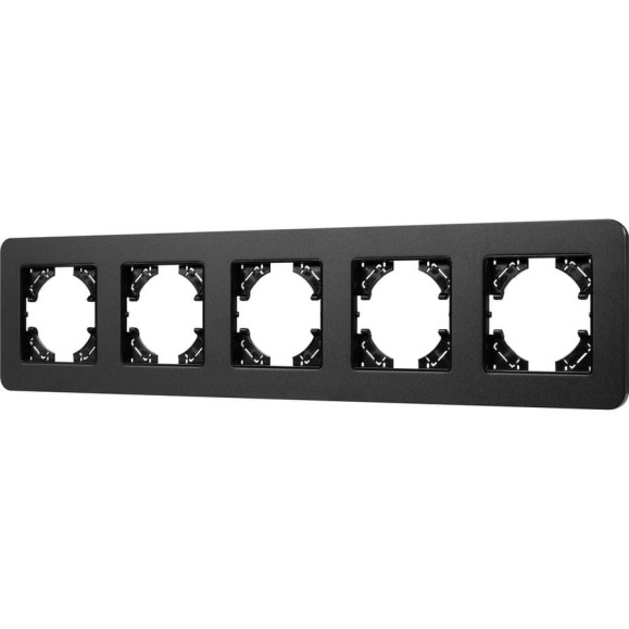 Рамка Arlight FRM-AKIRY-SFAL-5-BK алюминиевая, 1шт 0 049747