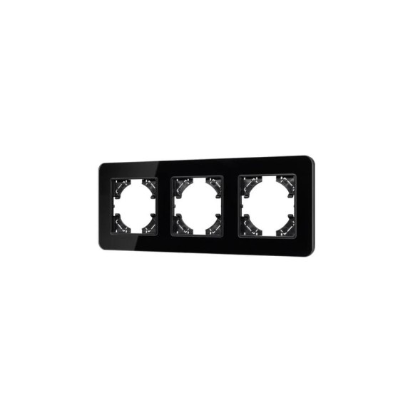 Рамка стеклянная Arlight FRM-OMALI-GS-3-BK 1шт 0 049697 Рамка стеклянная Arlight FRM-OMALI-GS-3-BK 1шт 0 049697