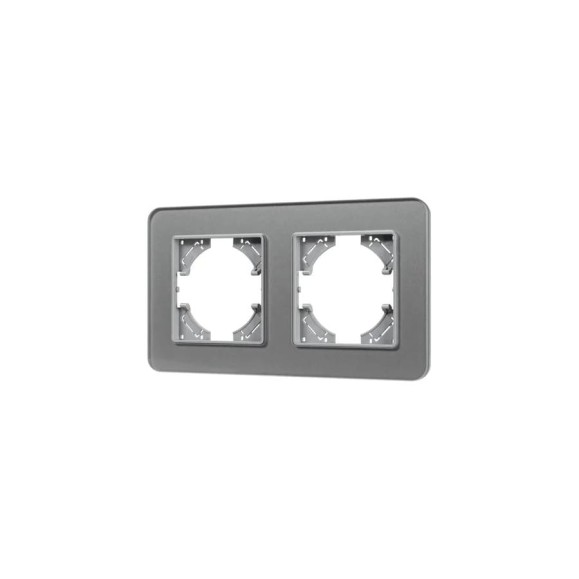 Рамка стеклянная Arlight FRM-OMALI-SFGS-2-GR 1шт 0 049710 Рамка стеклянная Arlight FRM-OMALI-SFGS-2-GR 1шт 0 049710