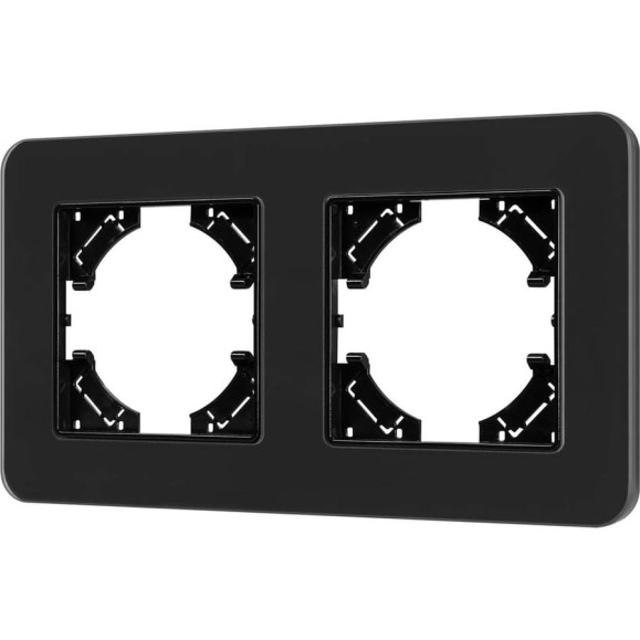 Рамка стеклянная Arlight FRM-OMALI-SFGS-2-BK 1шт 0 049709 Рамка стеклянная Arlight FRM-OMALI-SFGS-2-BK 1шт 0 049709