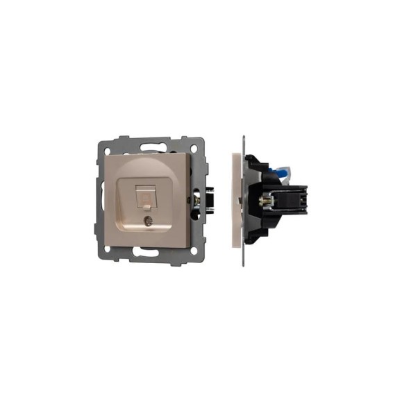 Механизм компьютерной розетки Arlight SCT-MPC1-PL-GD-V 1шт 0 049849 Механизм компьютерной розетки Arlight SCT-MPC1-PL-GD-V 1шт 0 049849