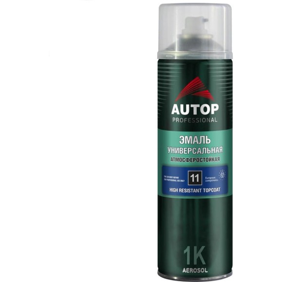 Алкидная эмаль AUTOP Professional №11 базовая, белый глянцевый, аэрозоль 650 мл ATP-A07831 Алкидная эмаль AUTOP Professional №11 базовая, белый глянцевый, аэрозоль 650 мл ATP-A07831