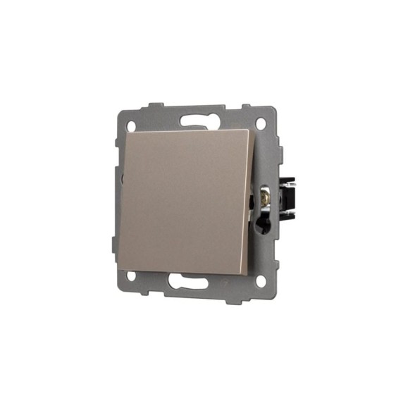 Механизм выключателя одноклавишный перекрестный Arlight SWT-MKX1-PL-GD-V 1шт 0 049878
